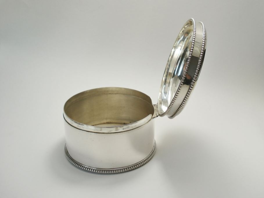 Antiek zilver overig - Verkocht Set zilveren koektrommels
