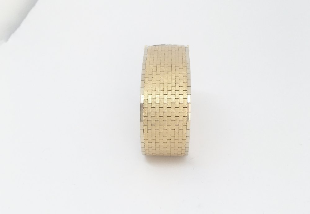 Kettingen en Armbanden - Matgouden armband 60er jaren