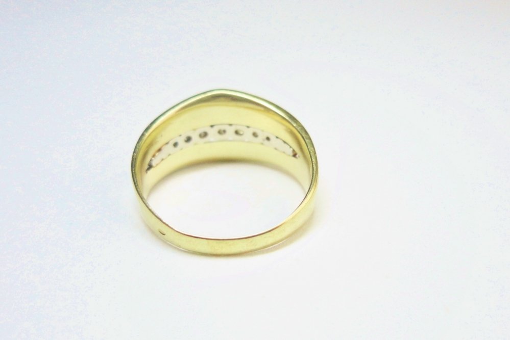 Antieke ringen - Verkocht Gematteerde rijring diamant