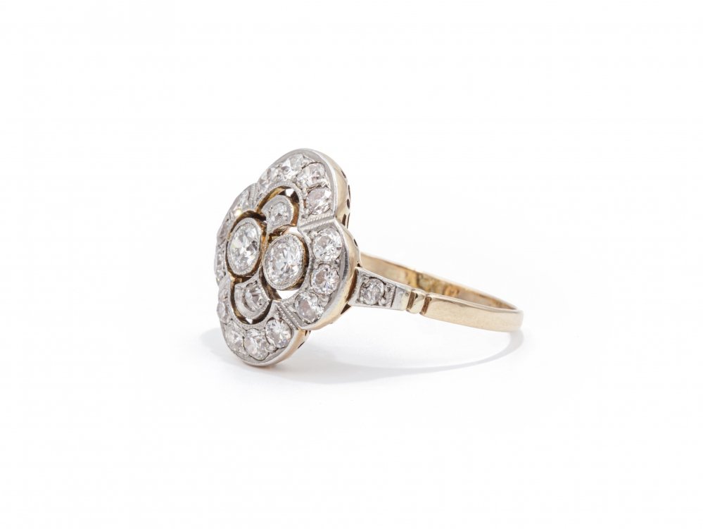 Antieke ringen - Art Deco ring diamant Nederlands