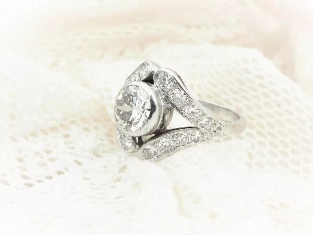 Antieke en Vintage Ringen - antieke ring diamant 5