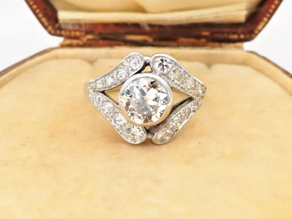 Antieke en Vintage Ringen - antieke ring diamant