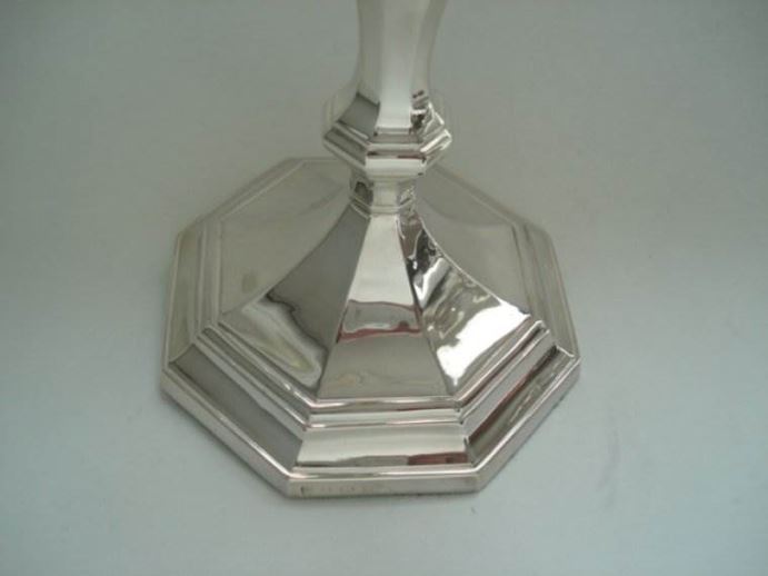 Zilveren Kandelaars - Art Deco kandelaren