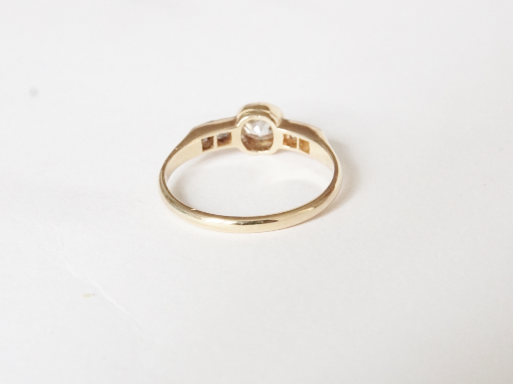 Antieke ringen - Verkocht Verlovingsring briljant