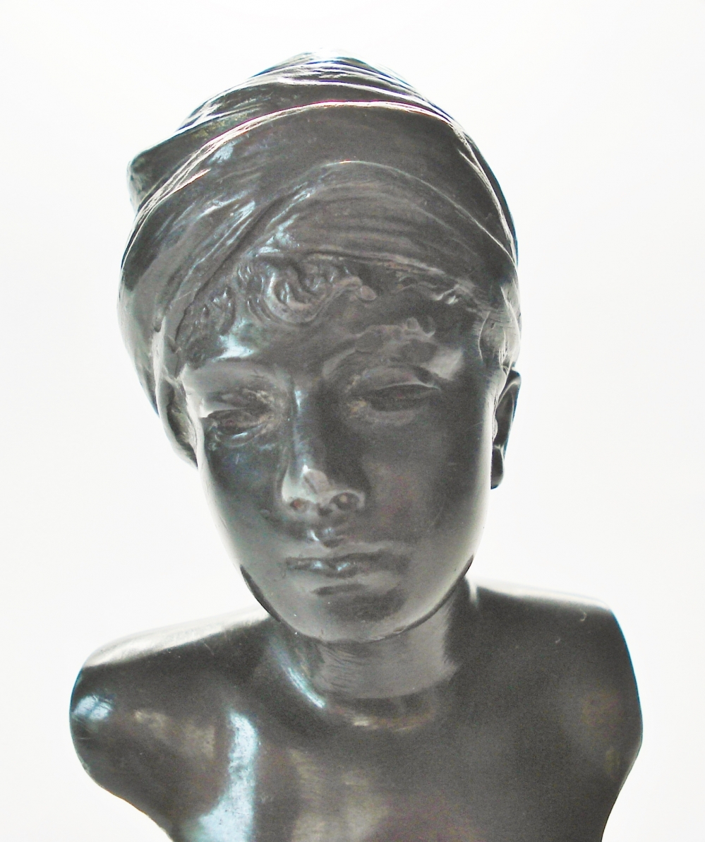 Divers antiek - Bronzen buste Emanuel Villanus