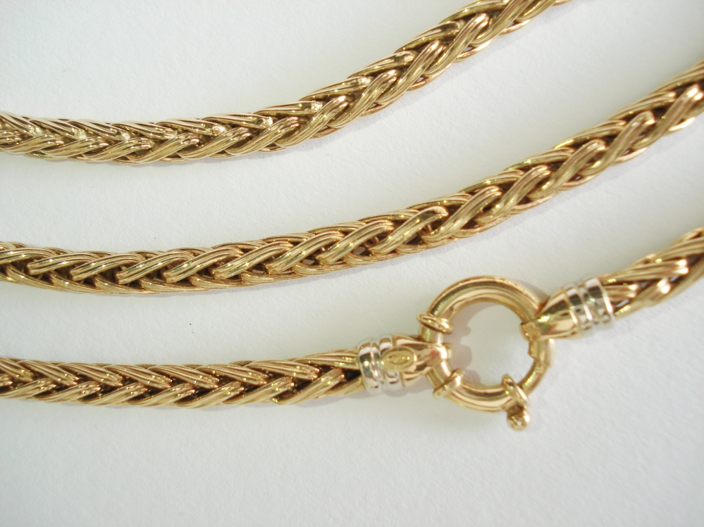 Kettingen en Armbanden - Gouden collier met armband Cartierslot