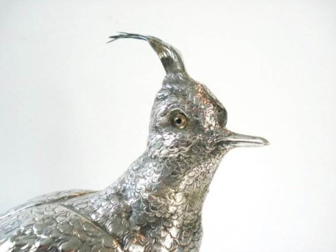 Antiek zilver overig - Zilveren Kievit