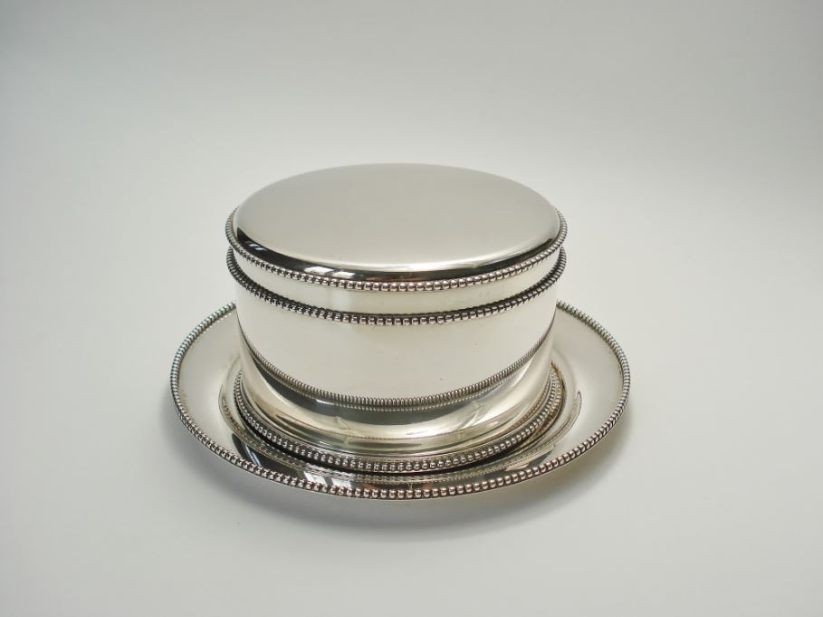 Antiek zilver overig - Verkocht Set zilveren koektrommels