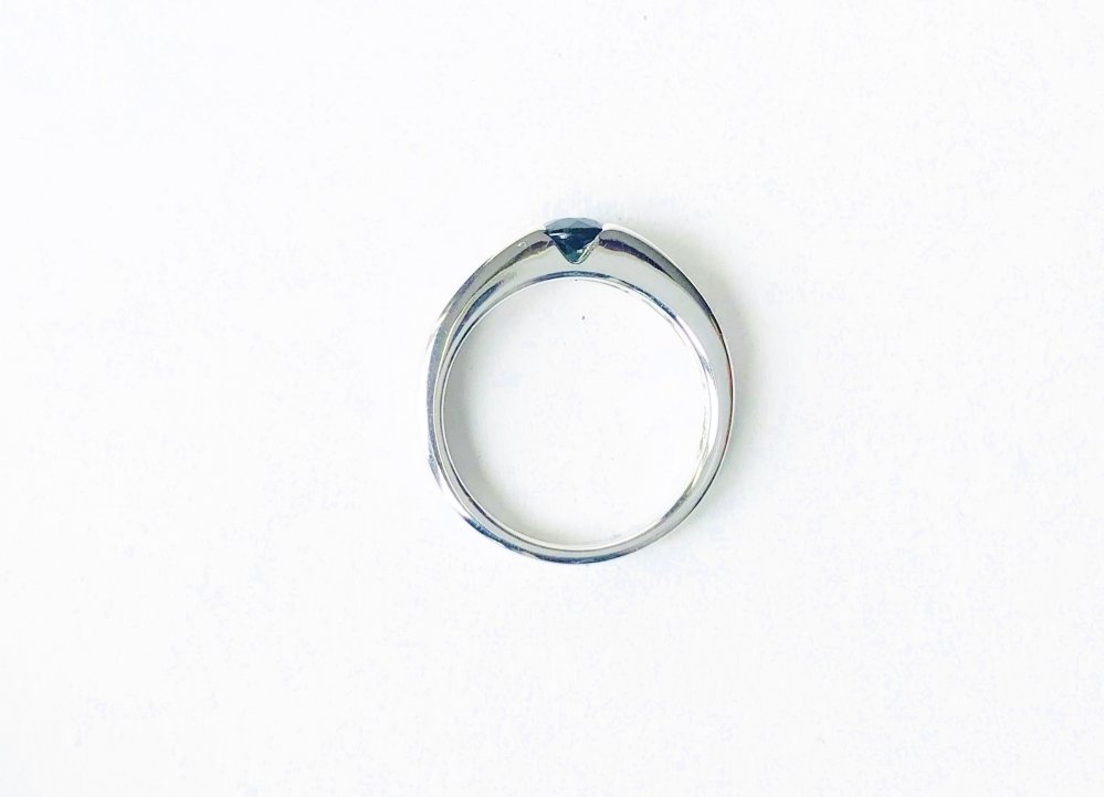 Antieke ringen - Verkocht Nieuwe ring diamant saffier
