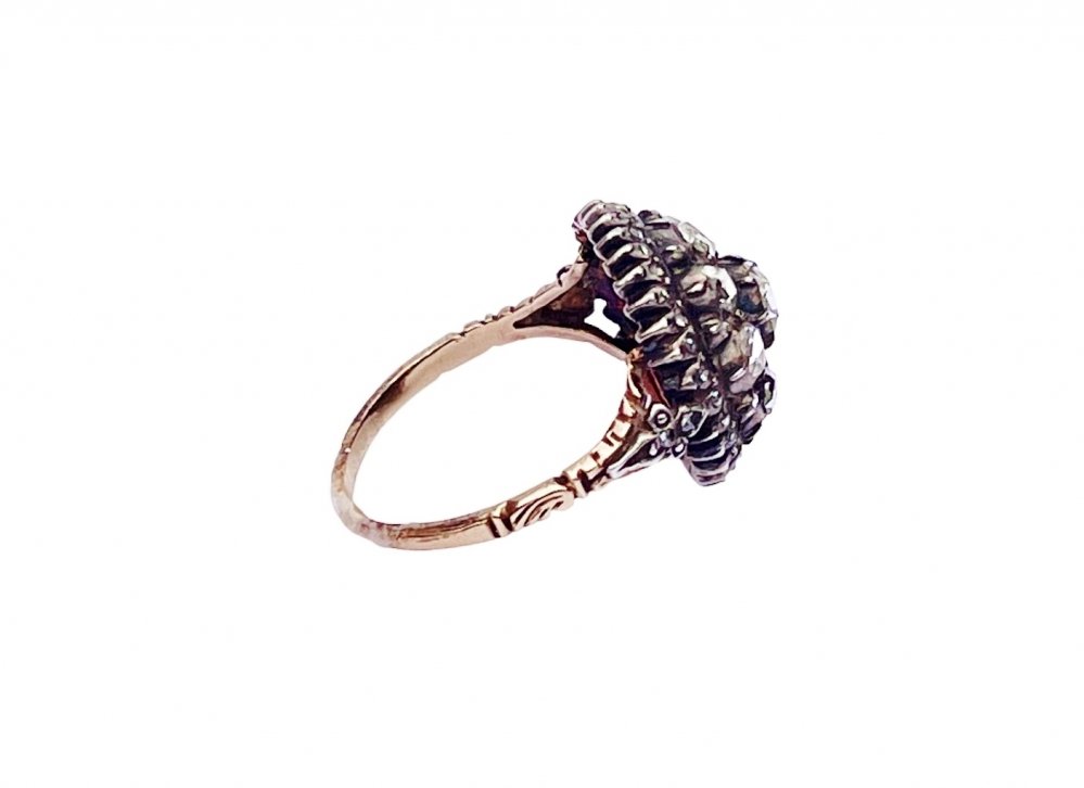 Antieke ringen - Grote Roosdiamanten ring