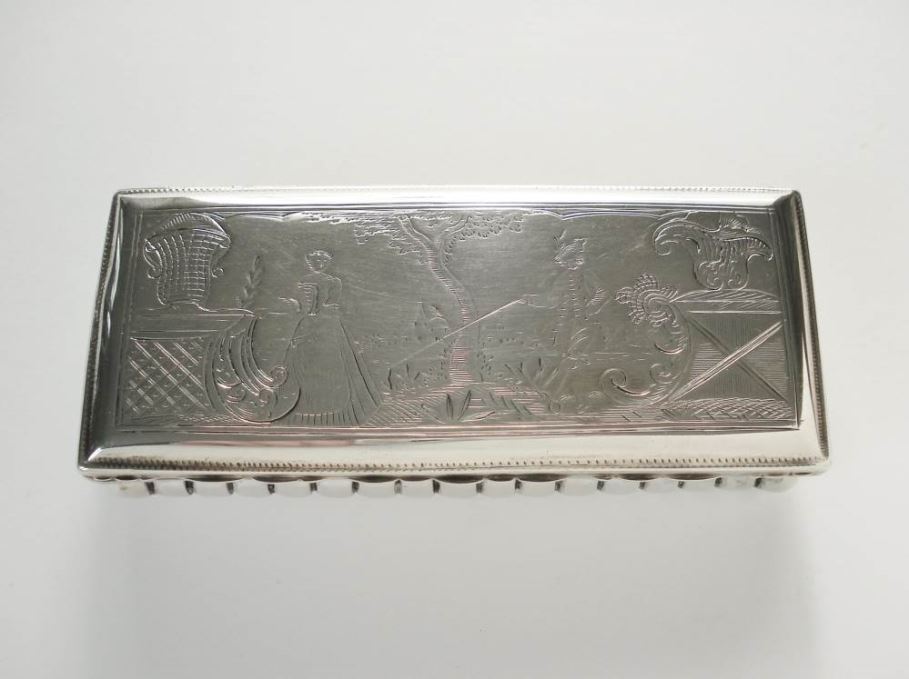 Antiek zilver overig - Verkocht Zilveren tabaksdoos 18e eeuw
