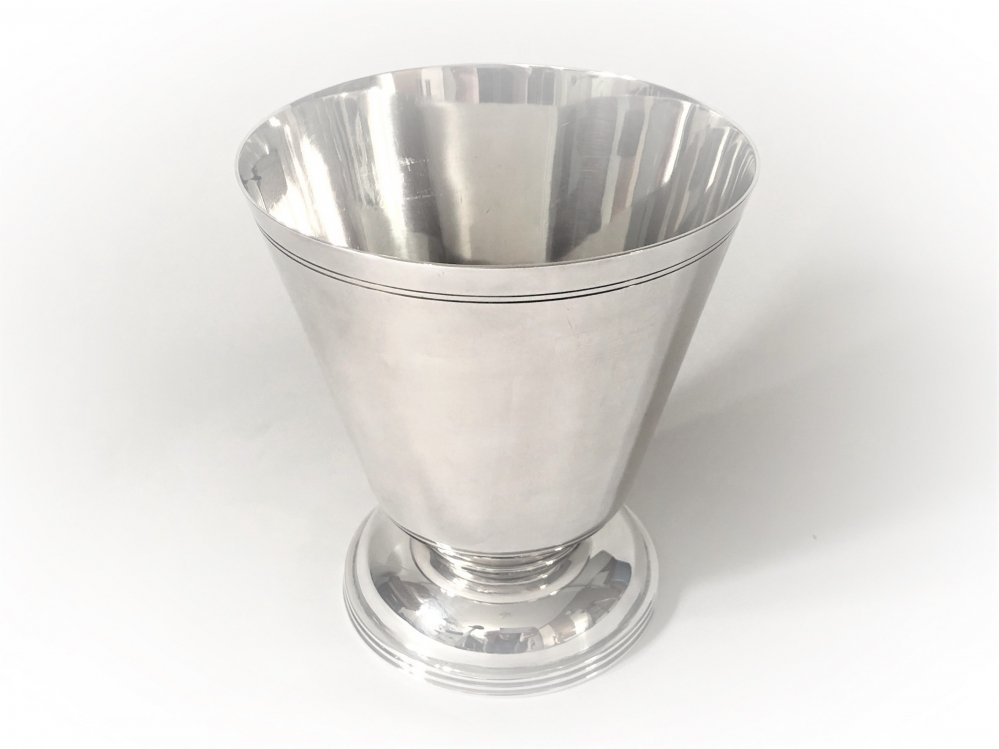 Antiek zilver overig - Zilveren vaas Art Deco